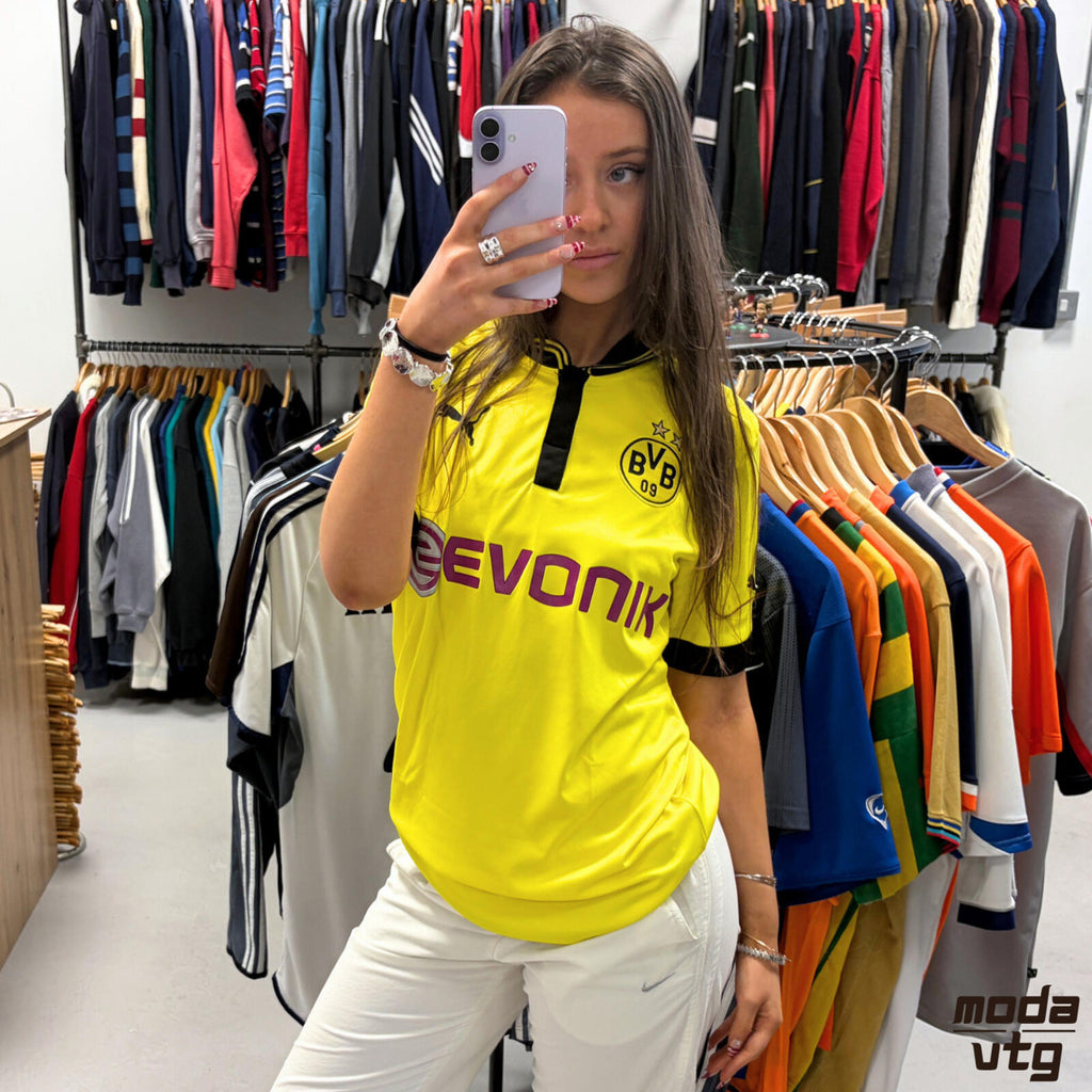 Vintage 2012/13 Borussia Dortmund Jersey Yellow Medium Puma Home Retro Unisex