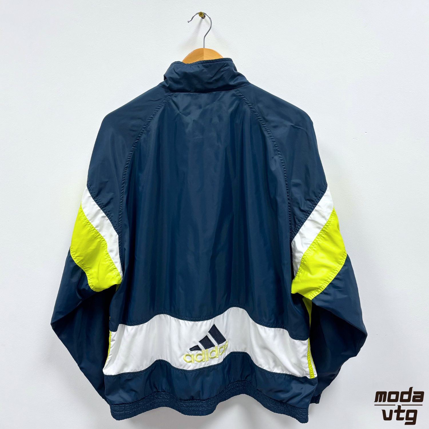 Vintage 90s Adidas Track Jacket Turquoise Large