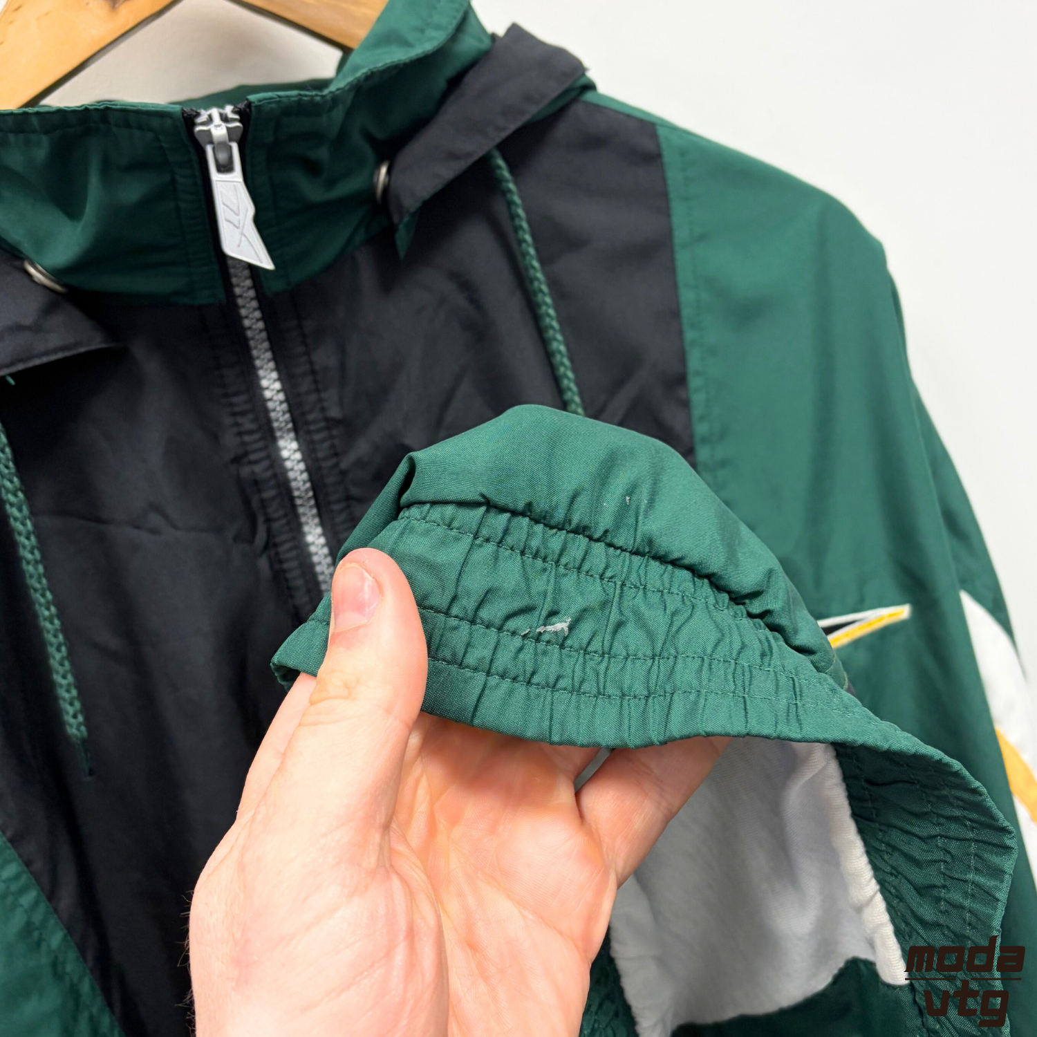 Vintage Y2K Reebok Track Jacket Green XXL Retro Festivals
