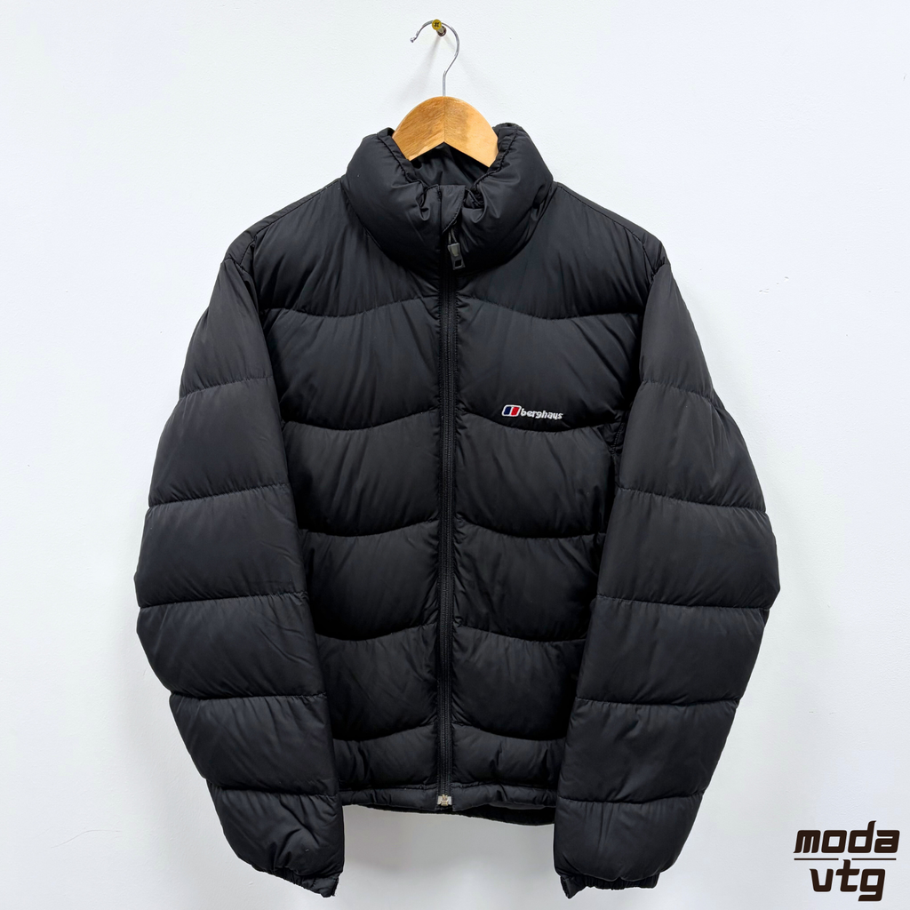 Vintage Y2K Berghaus Puffer Coat Black Women’s Large Winter