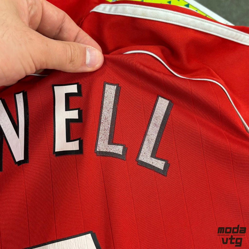 Vintage 06/08 Vintage Liverpool Adidas Home Jersey Red XS #7 Harry Kewell Blokec