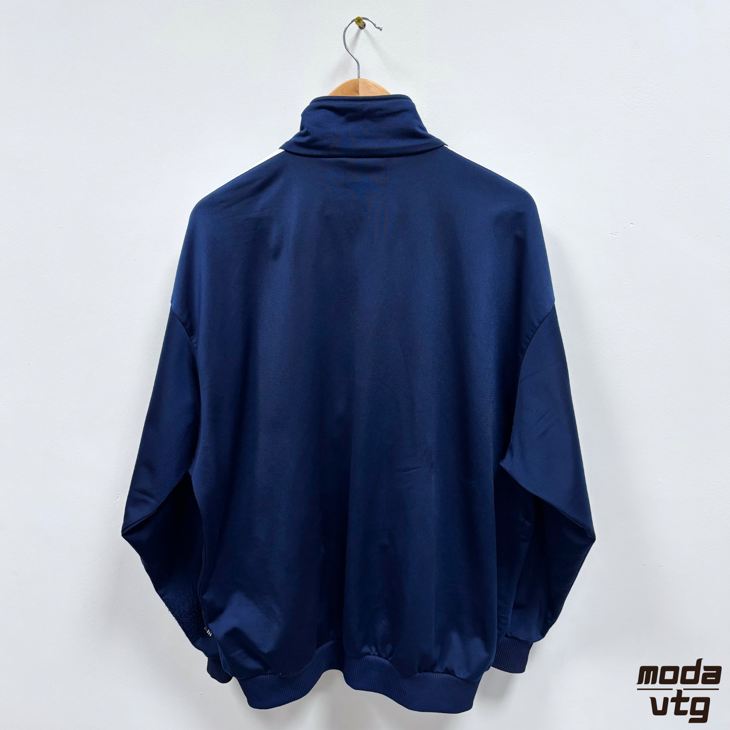 Vintage 90s Adidas Track Jacket Navy XL Retro Festival