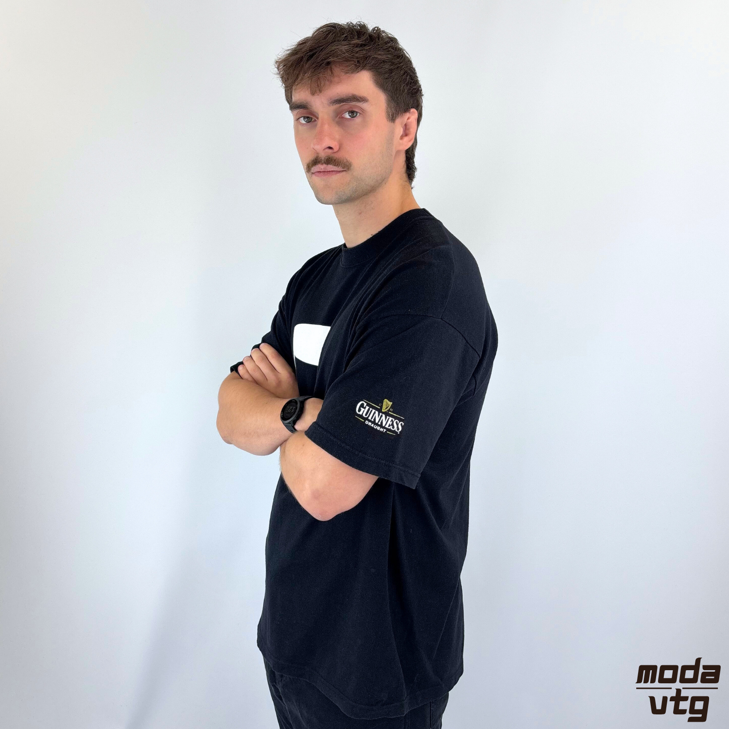 Vintage Y2K Guinness T-Shirt Black XL Paddy’s Holiday Summer