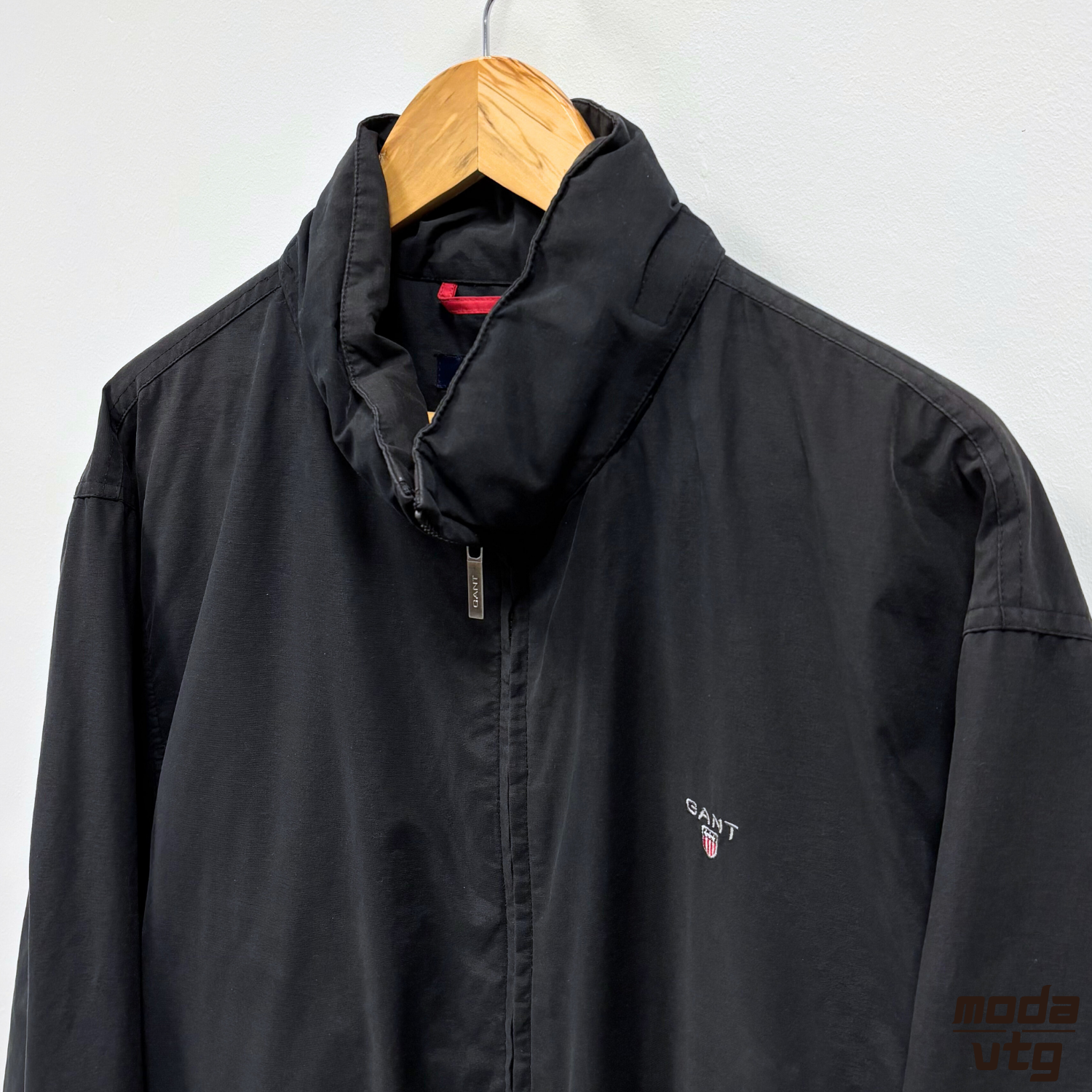 Vintage Y2K GANT Raincoat Black XL