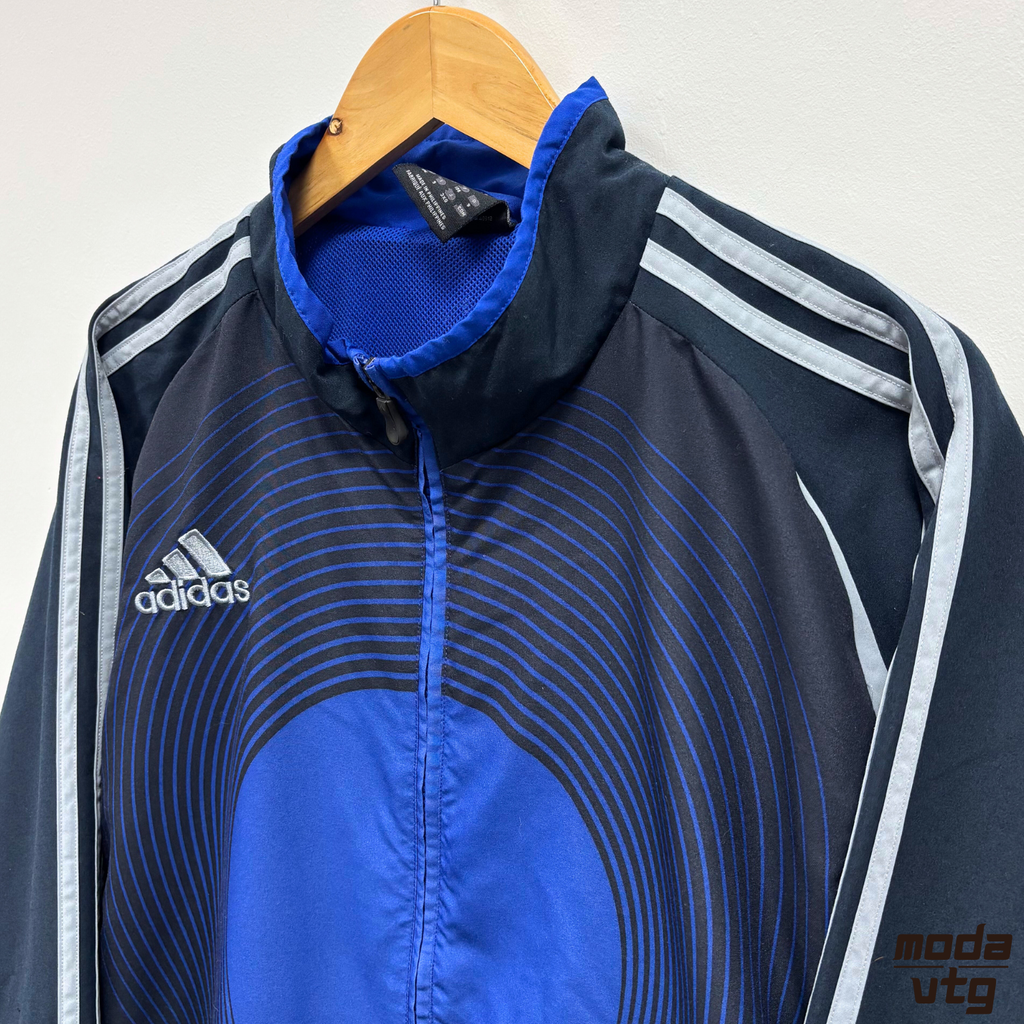 Vintage Y2K Adidas Track Jacket Navy XL Teamgeist