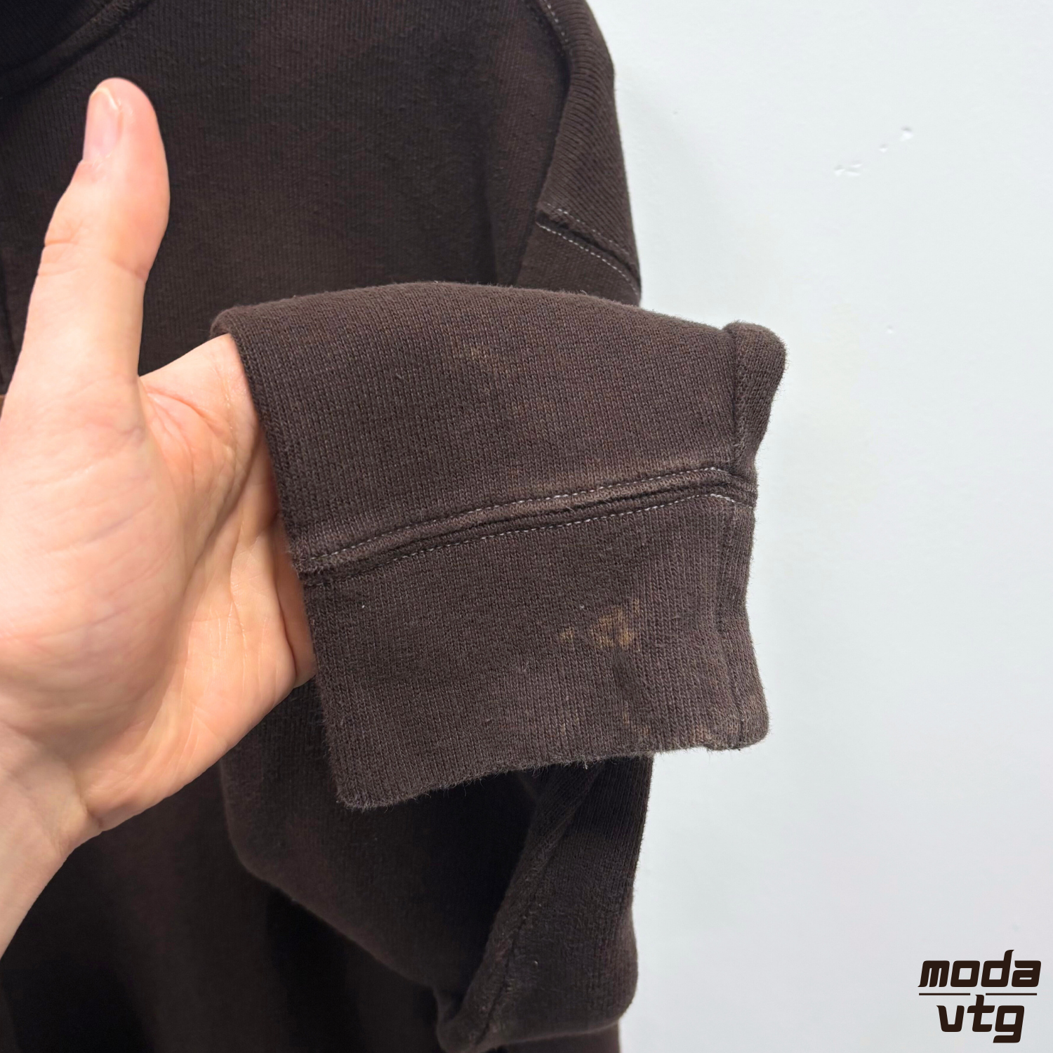 Vintage Y2K Ralph Lauren Sweatshirt Brown XL Quarter Zip