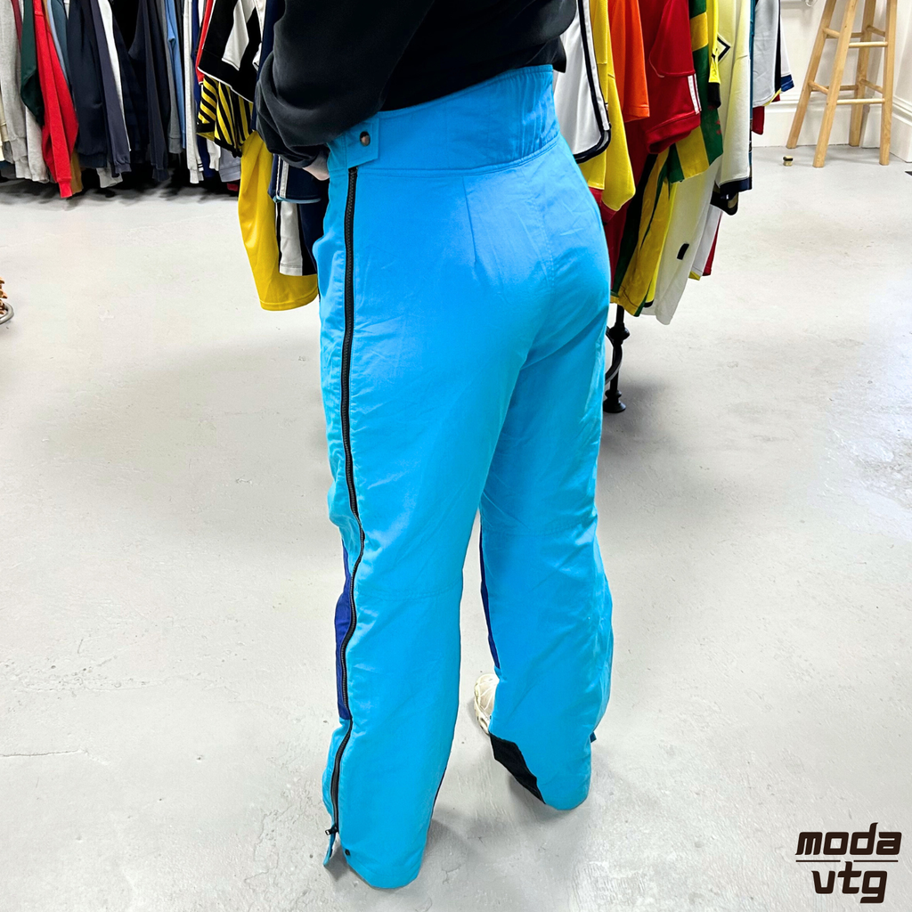 Vintage 90s The North Face Ski Trousers Blue Medium Goretex Vertical Skiing