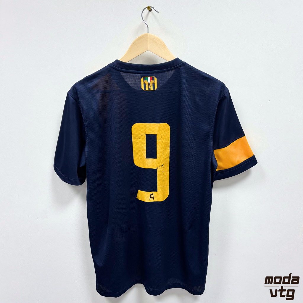 Vintage Y2K 2013/2014 Hellas Verona Nike Jersey Navy Medium Home
