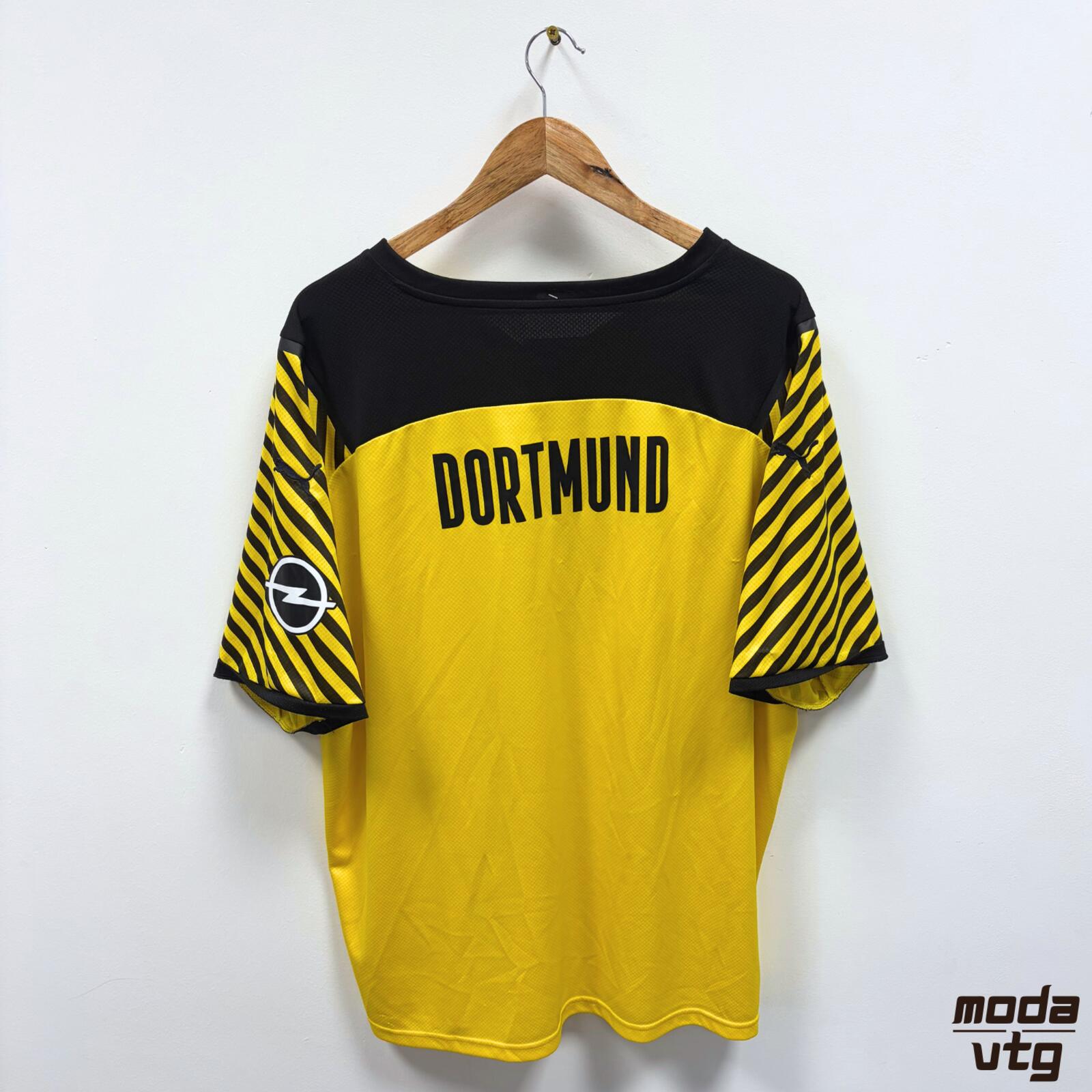 Y2K 2021/22 Borussia Dortmund Jersey Yellow XXL Home Retro Puma