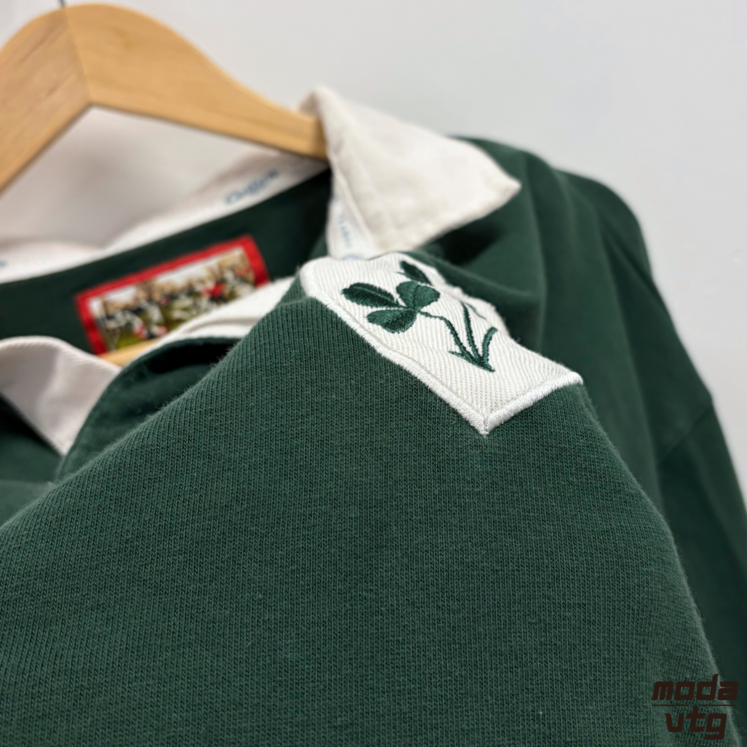 Vintage 90s Ireland Rugby Polo Green XL Retro Cotton Traders