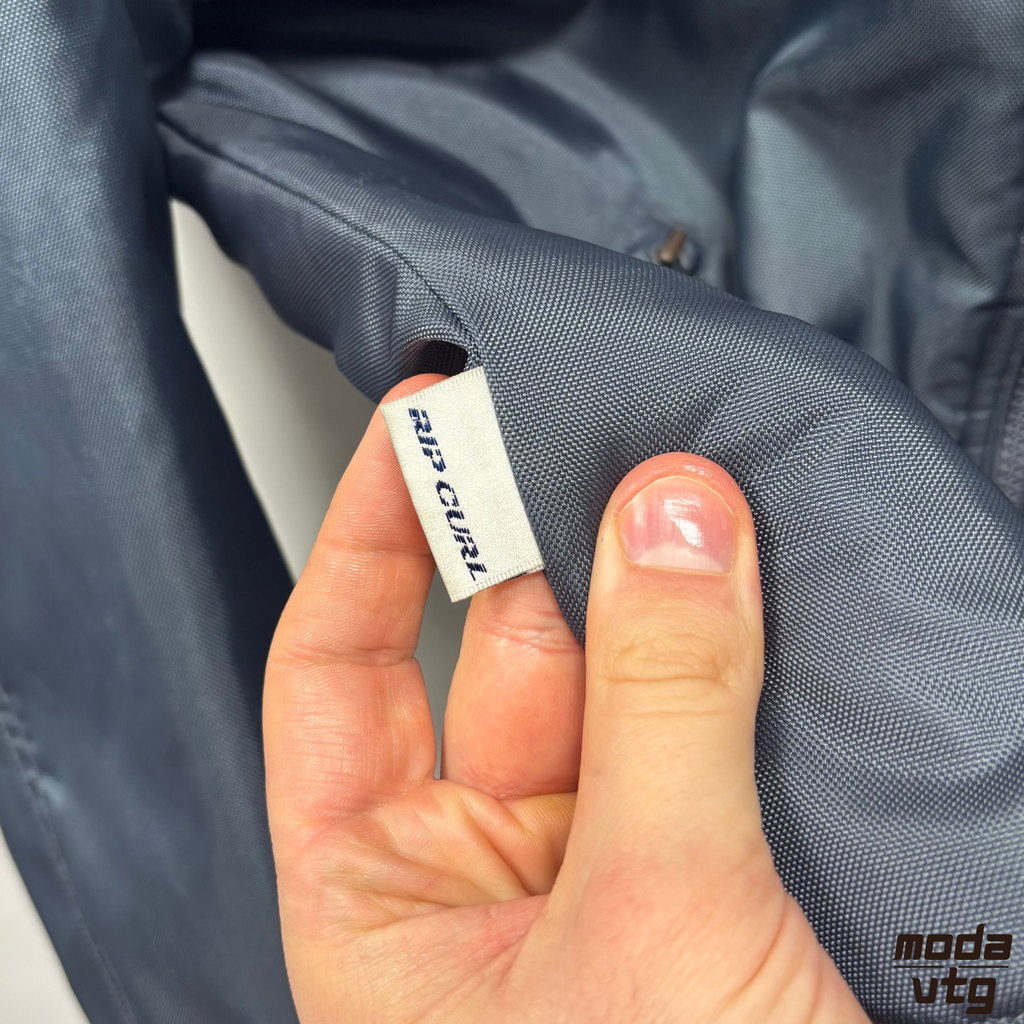 Vintage Y2K Rip Curl Coat Grey Small Winter Retro Unisex