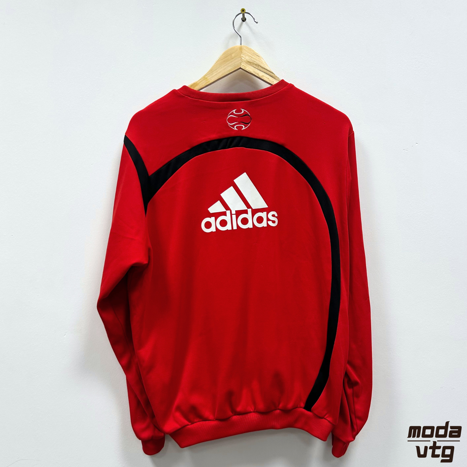 Vintage Y2K Liverpool Sweatshirt Red Medium Retro Unisex Adidas