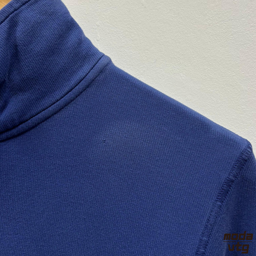 Vintage Y2K Stone Island Sweatshirt Blue Medium Unisex Retro