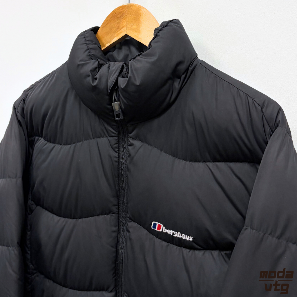 Vintage Y2K Berghaus Puffer Coat Black Women’s Large Winter