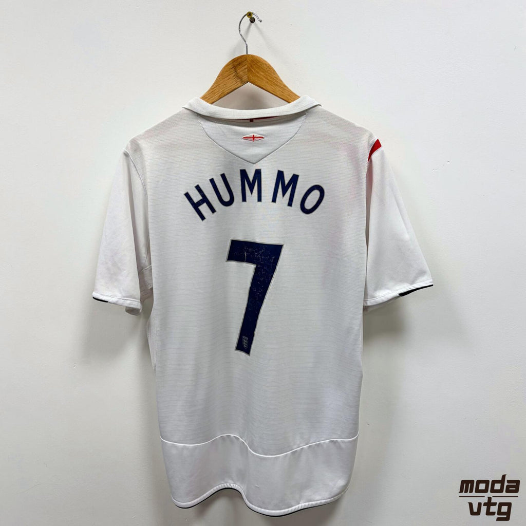 Vintage 2008/09 England Jersey White Large Retro Unisex Umbro
