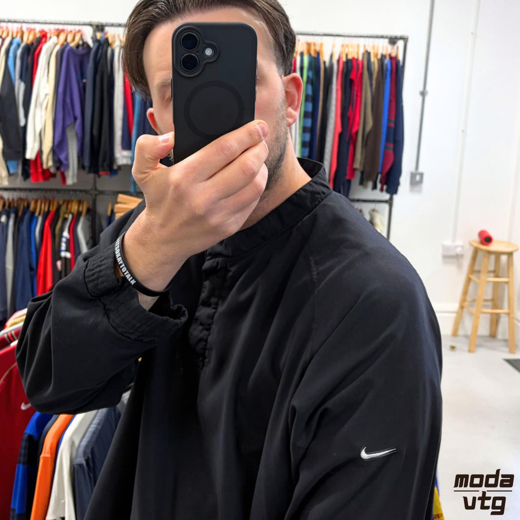 Vintage Y2K Nike Golf Windbreaker Black XL Retro