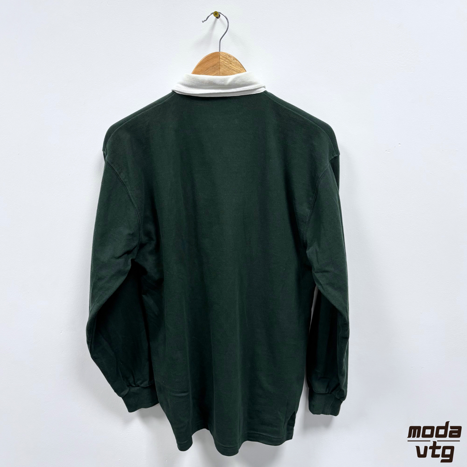 Vintage Y2K Guinness Rugby Polo Green Medium