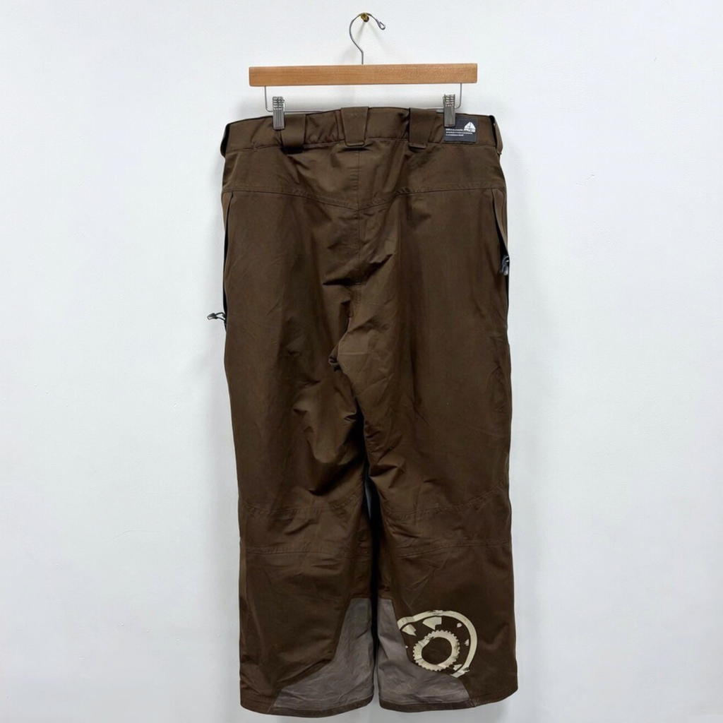 Vintage Y2K Nike ACG Skiing Trousers Brown XL Goretex Retro Snowboarding