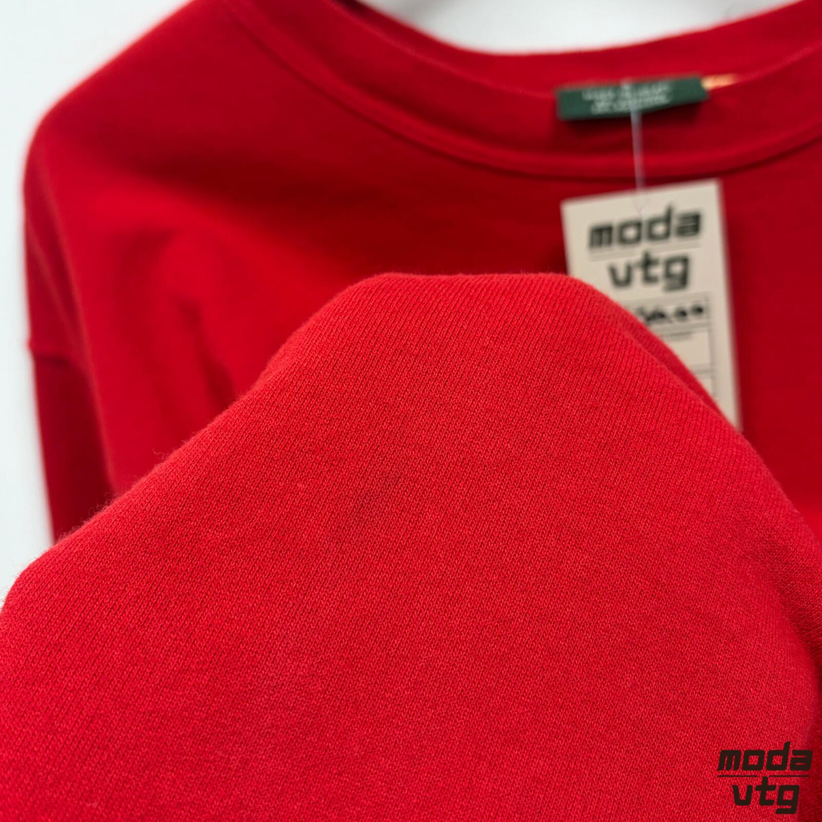Vintage 90s Timberland Sweatshirt Red Medium Retro Unisex