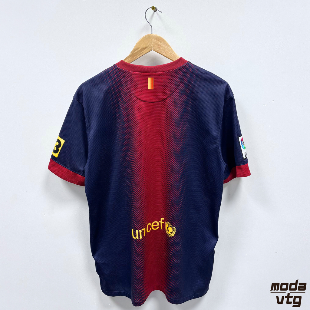 Vintage 2012/13 Barcelona Home Jersey Large Retro Nike