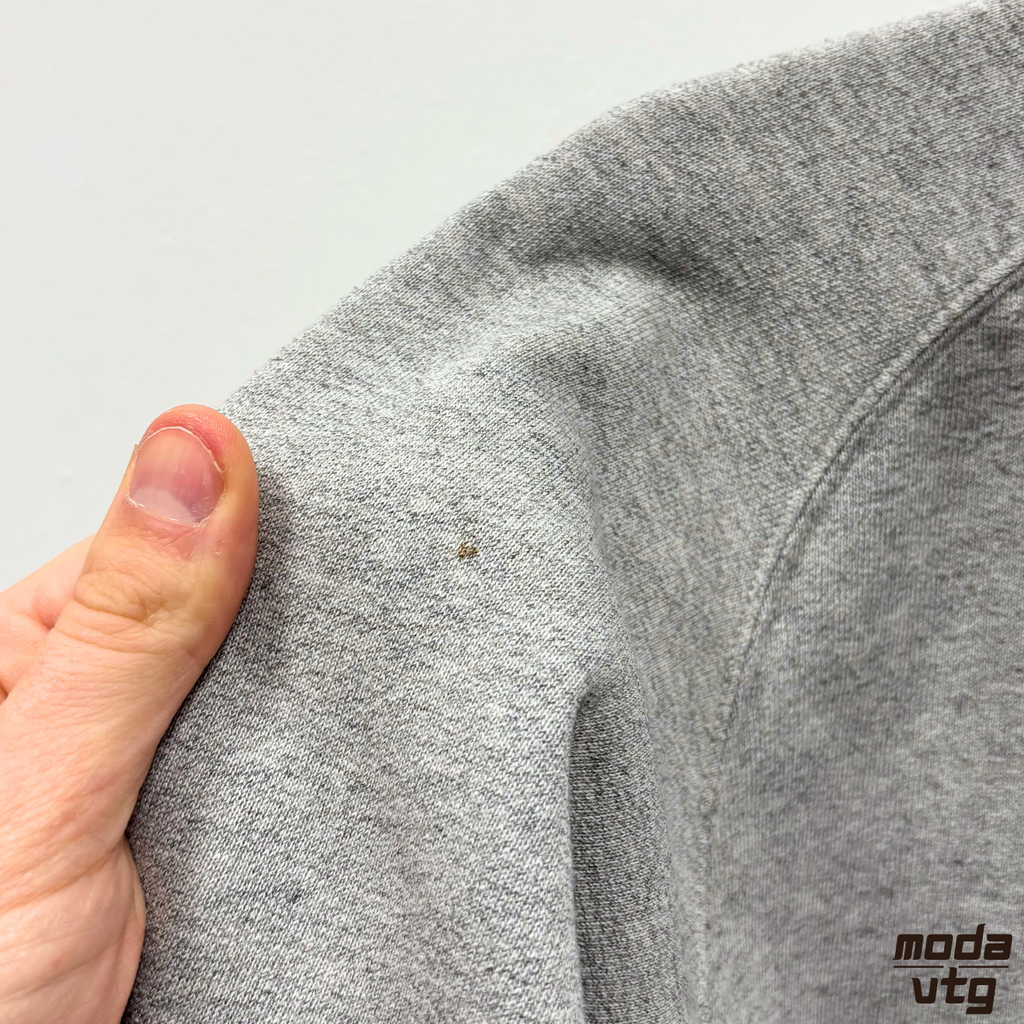 Vintage 90s Adidas Sweatshirt Grey Medium Retro Crewneck Embroidered