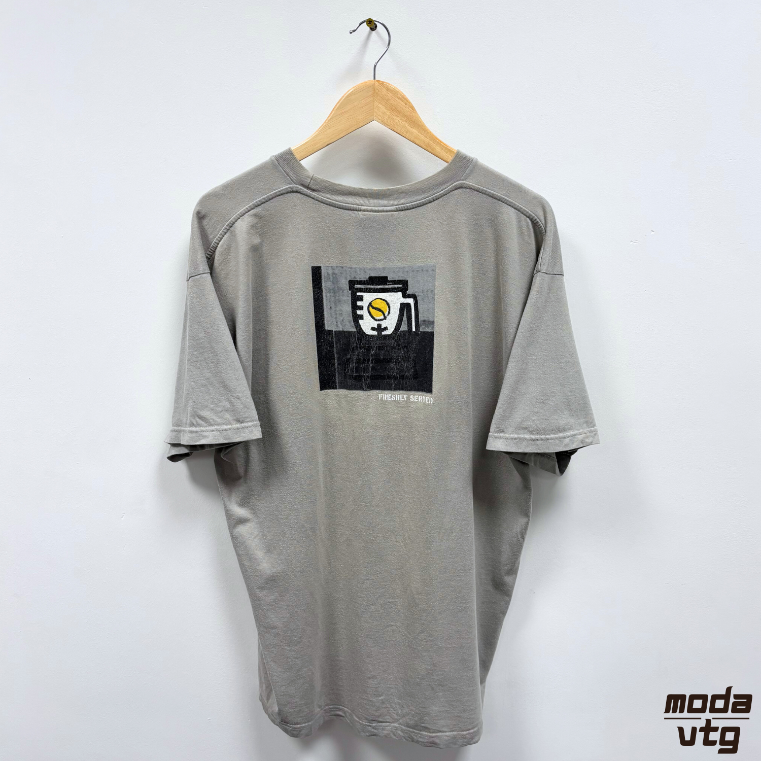 Vintage 90s Nike Challenge Court Grey T-Shirt Large Summer Holiday Graphic