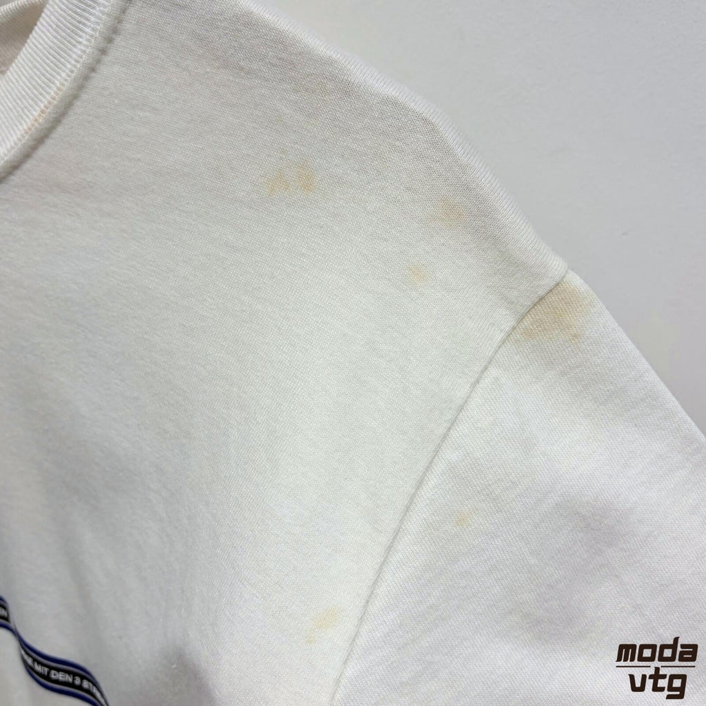 Vintage 90s Adidas T-Shirt White Women’s Large Retro Deadstock BNWT