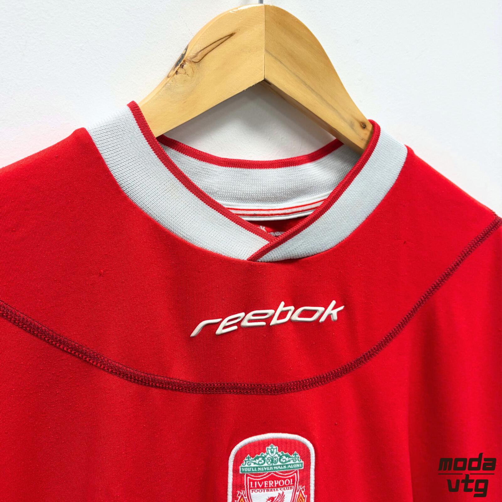 Vintage 2002/04 Liverpool Jersey Red Large Retro Unisex Reebok