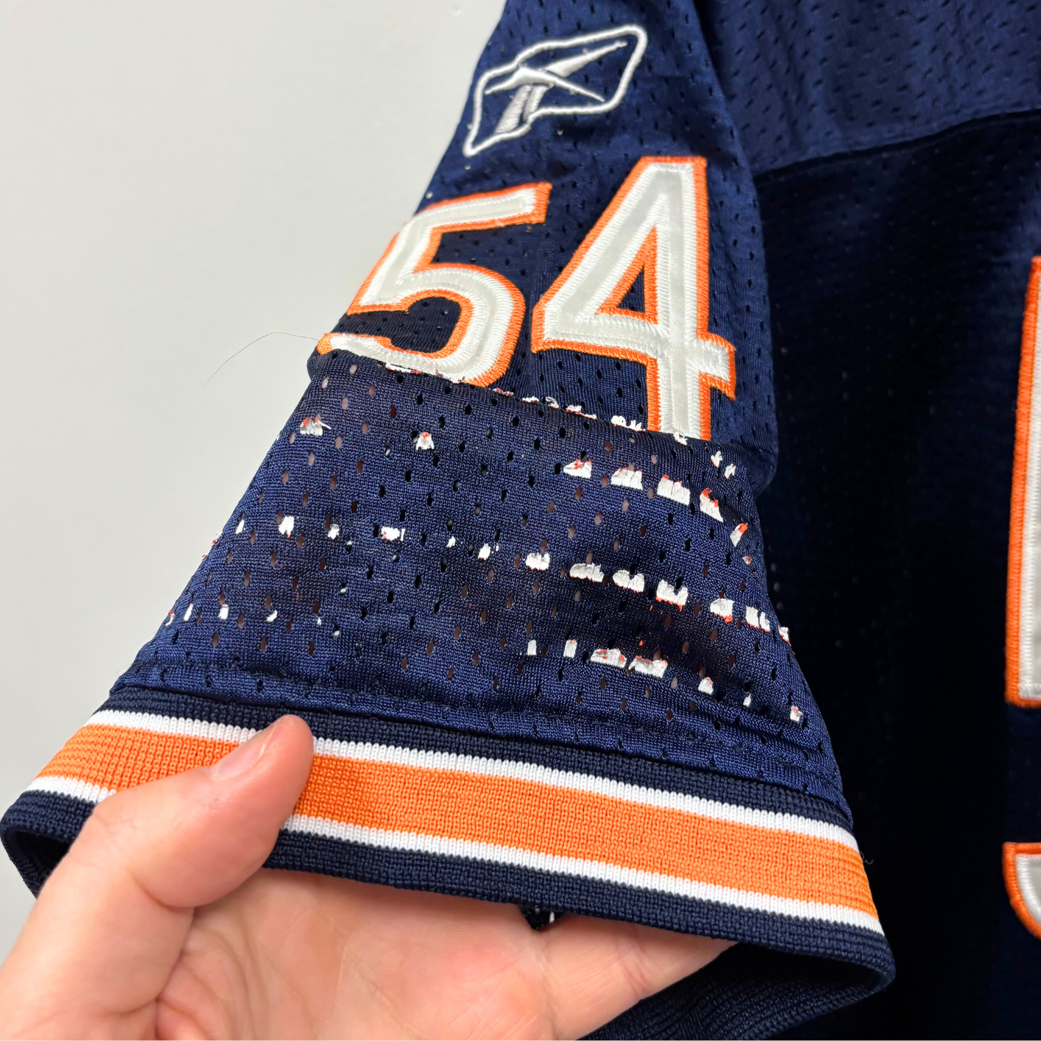 Vintage Y2K Reebok Chicago Bears Jersey Blue XL NFL #54