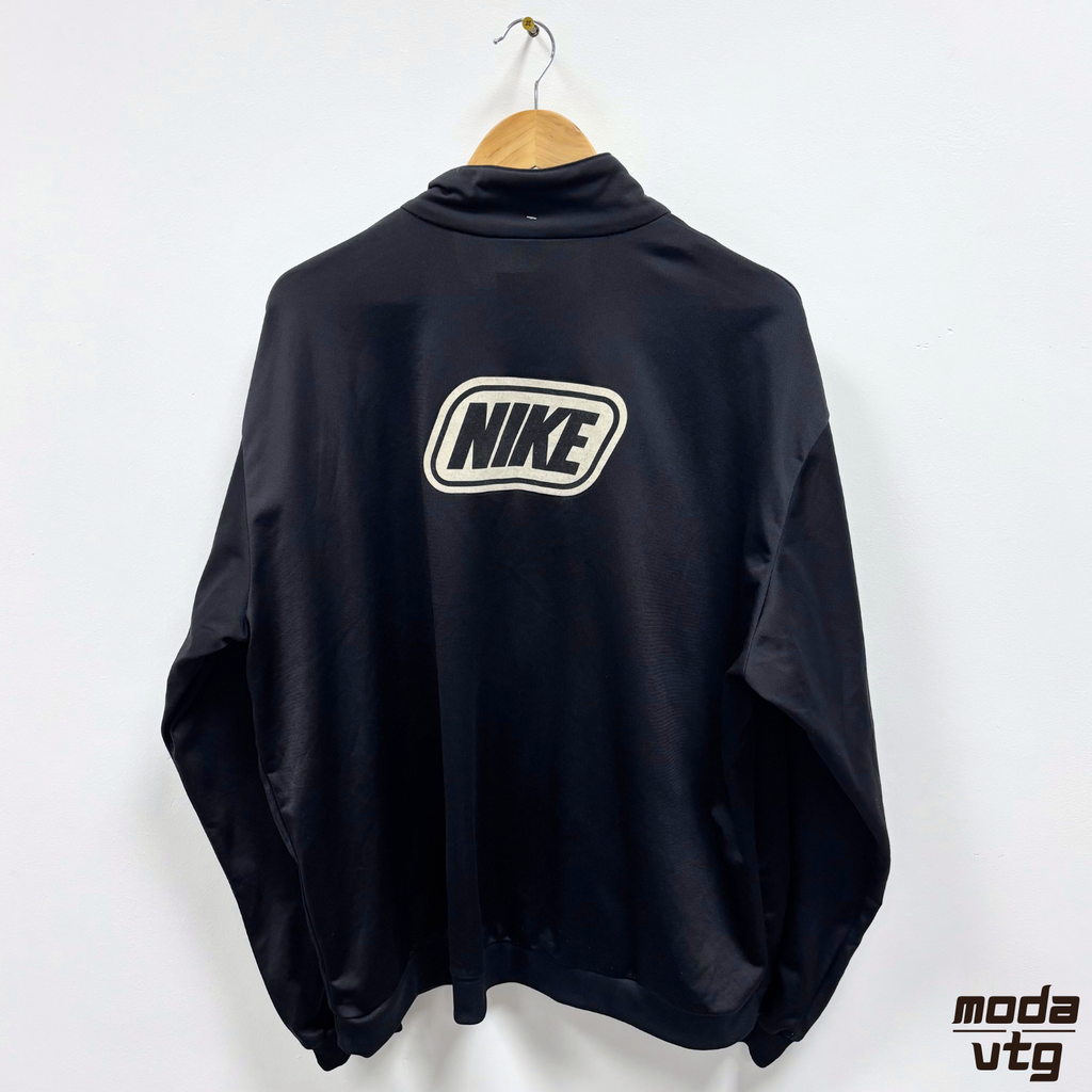 Vintage Y2K Nike Track Jacket Black XL Retro