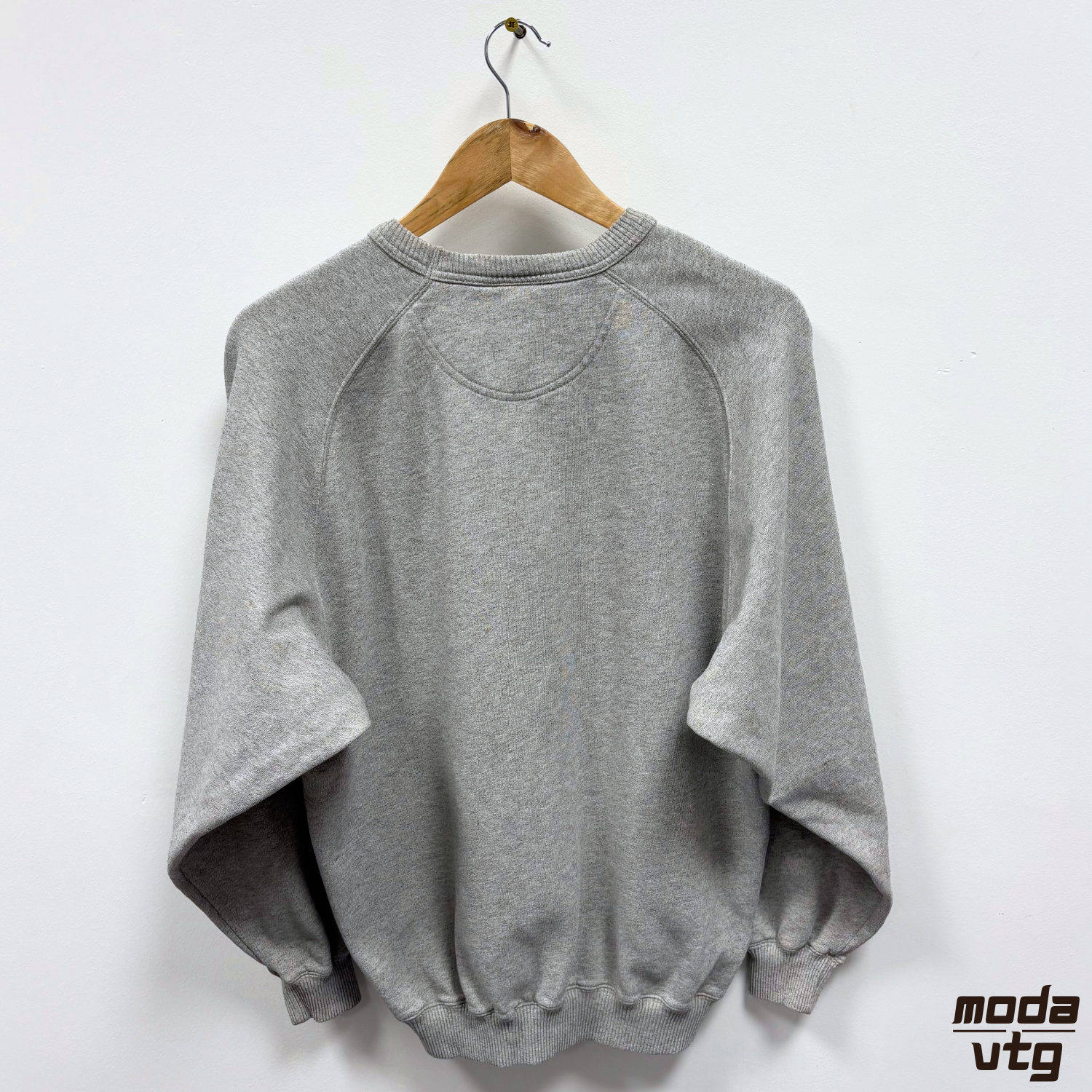 Vintage 90s Adidas Sweatshirt Grey Medium Retro Crewneck Embroidered