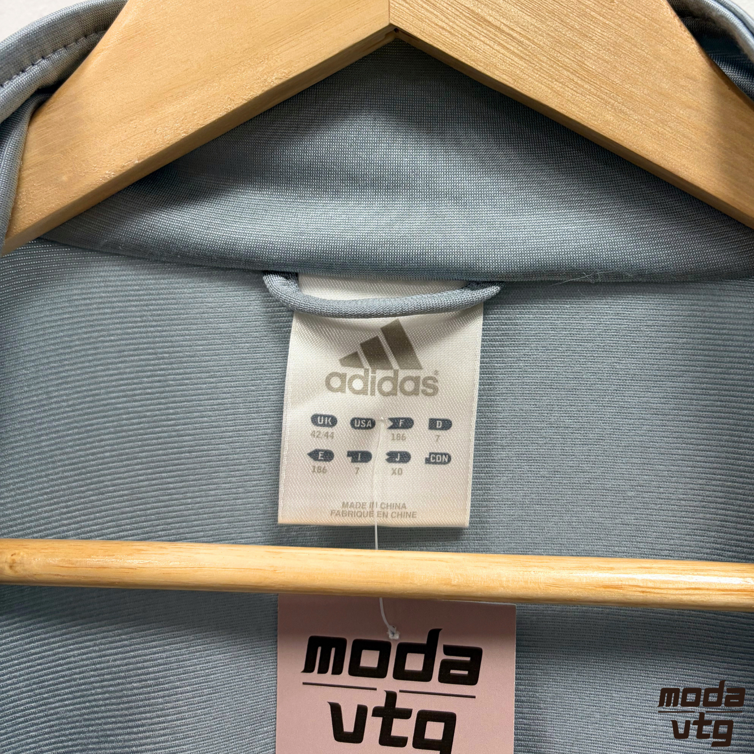 Vintage Y2K Adidas Track Jacket Navy Large Retro Unisex