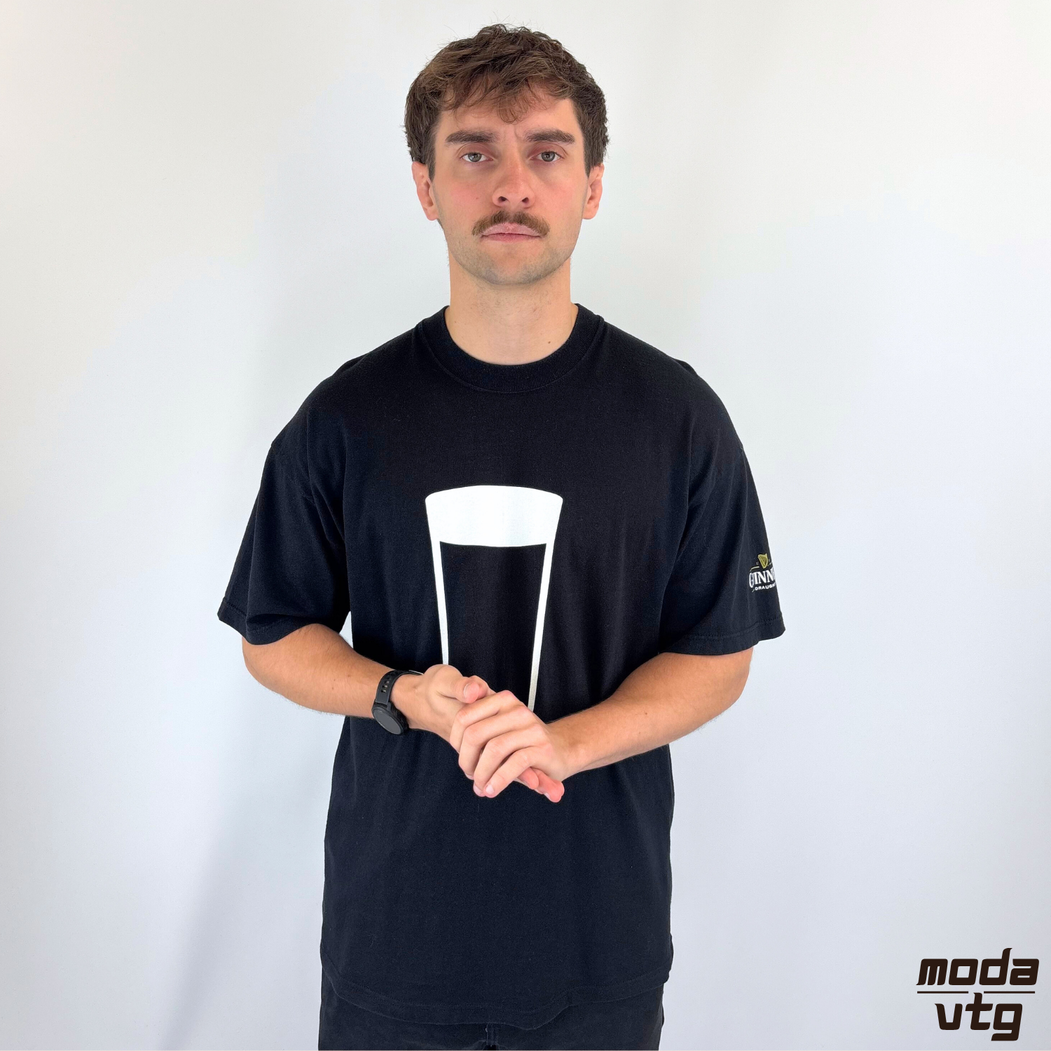 Vintage Y2K Guinness T-Shirt Black XL Paddy’s Holiday Summer