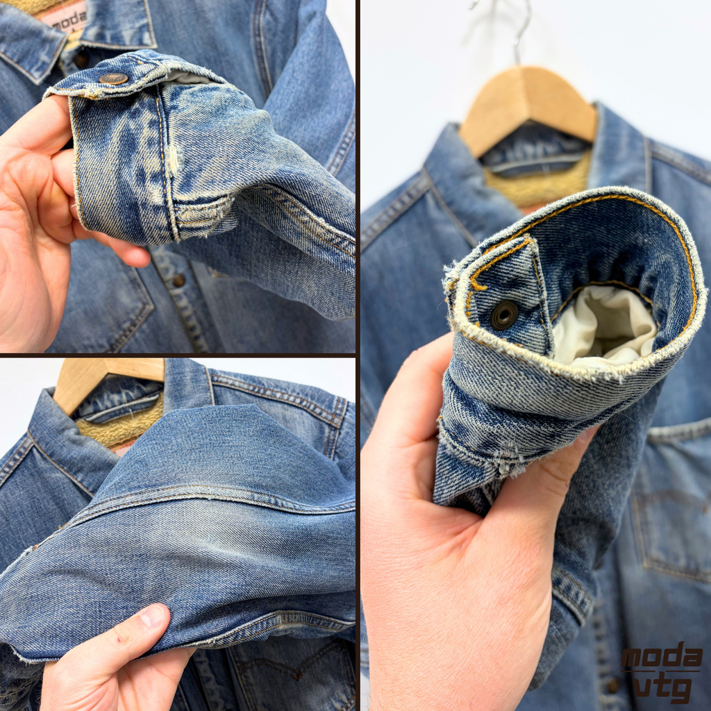 Vintage Y2K Levi’s Chore Jacket Blue Medium Denim Retro Unisex