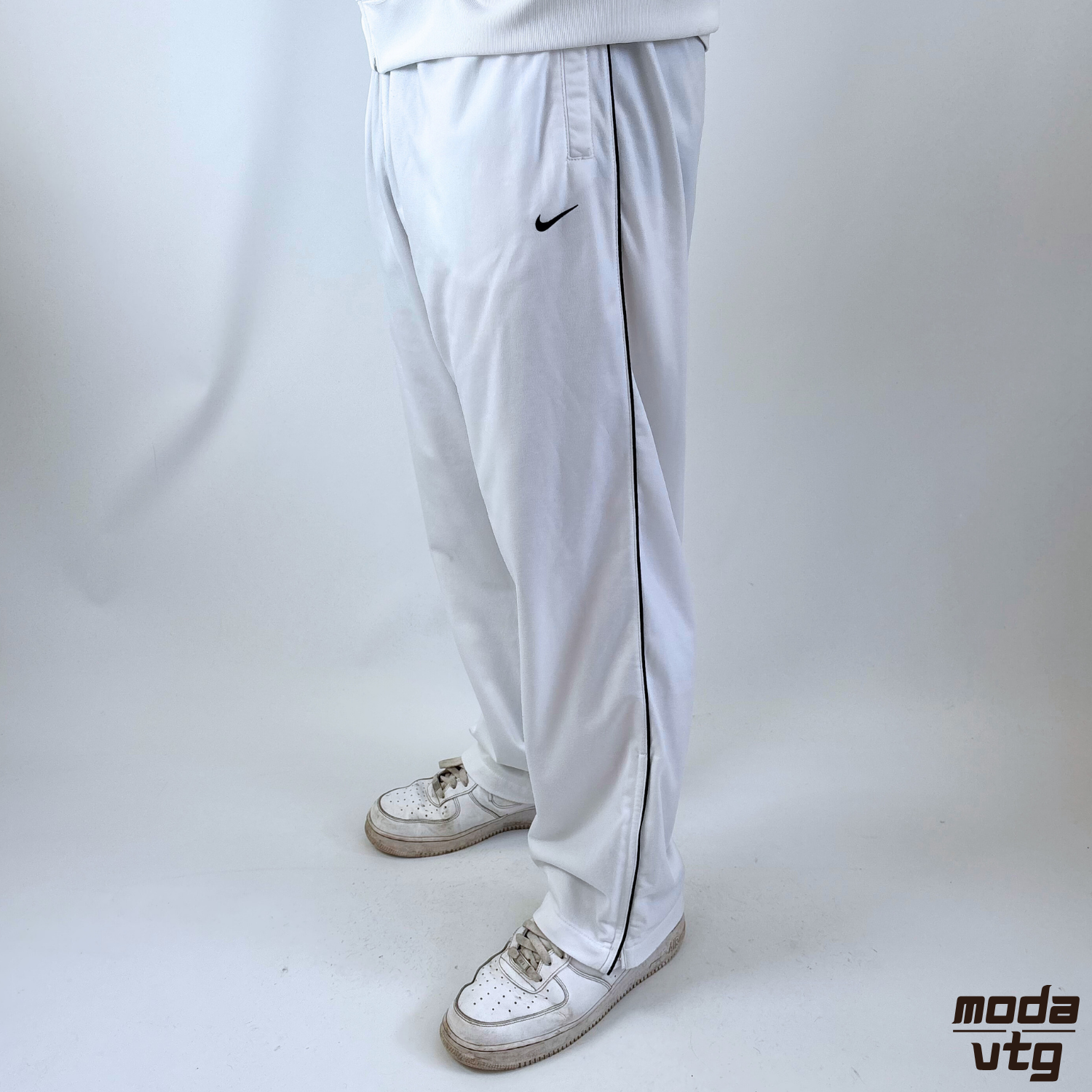 Vintage Y2K Nike Tracksuit Set White XL Retro