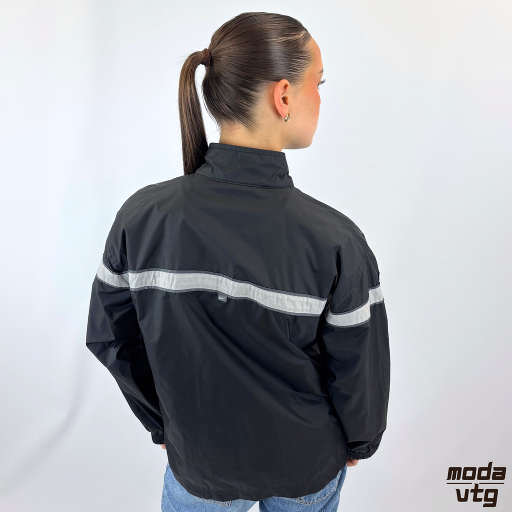 Vintage 90s Nike Track Jacket Black Small