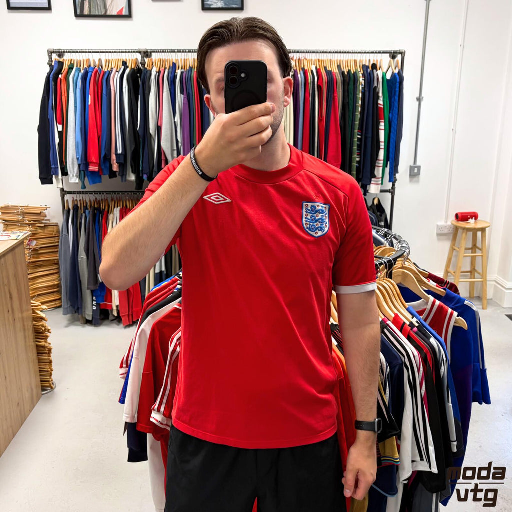 Vintage 2010/11 England Jersey Red XL Retro Unisex Umbro