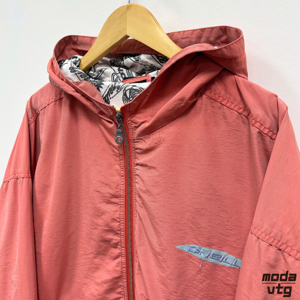 Vintage Y2K O’Neill Raincoat Pink XL