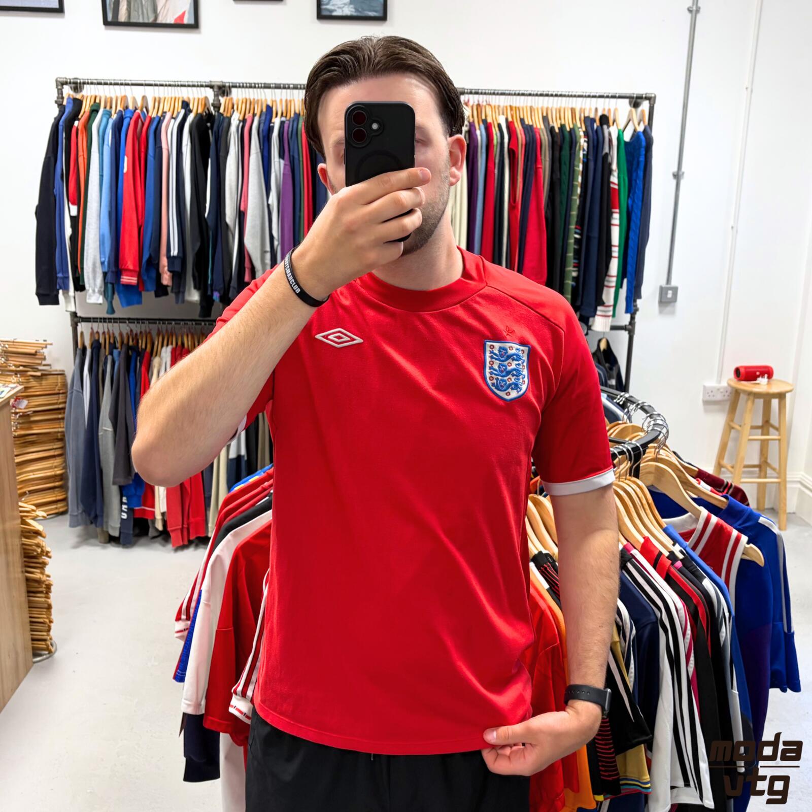 Vintage 2010/11 England Jersey Red XL Retro Unisex Umbro