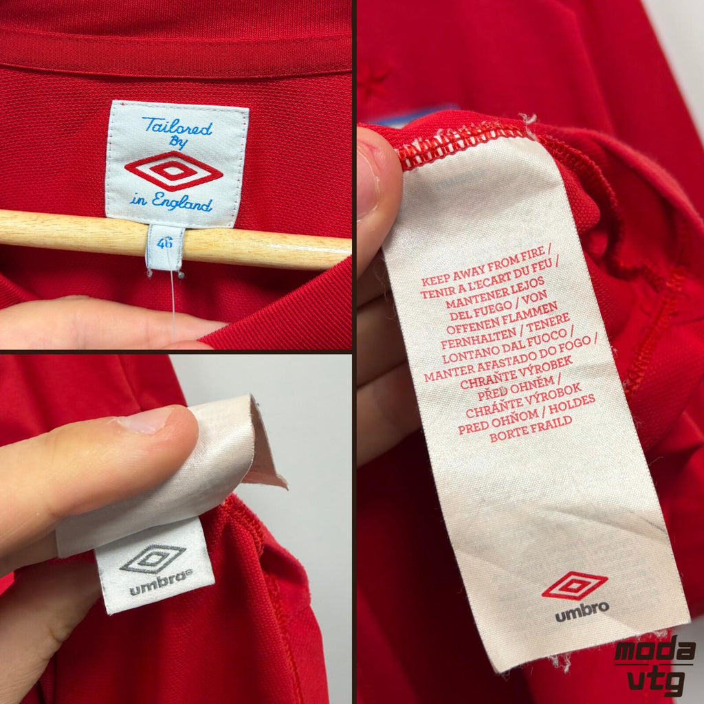 Vintage 2010/11 England Jersey Red XL Retro Unisex Umbro