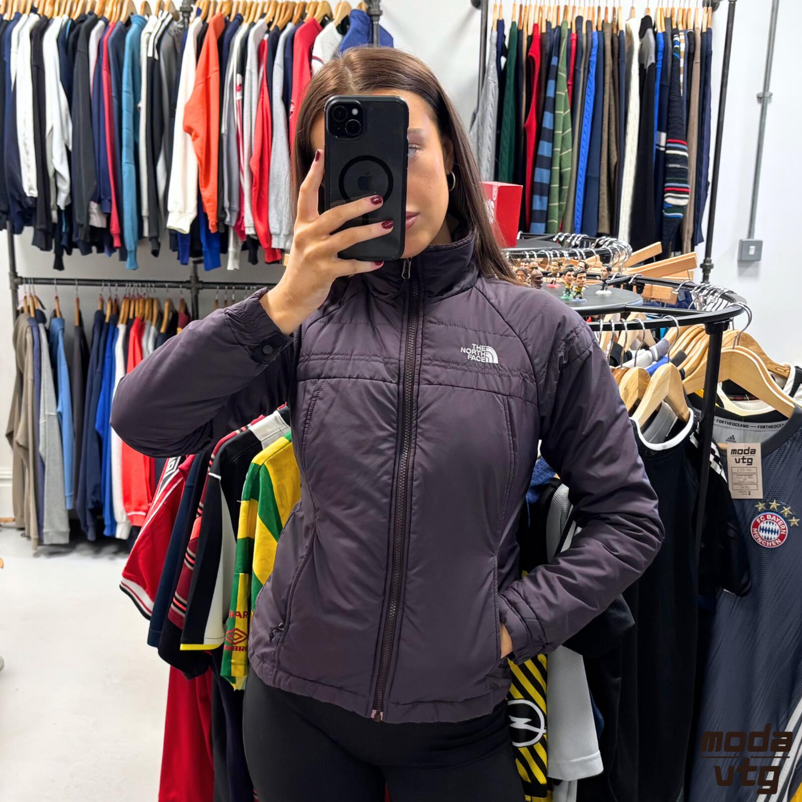 Vintage Y2K The North Face Coat Purple Women’s XS Retro Lightweight