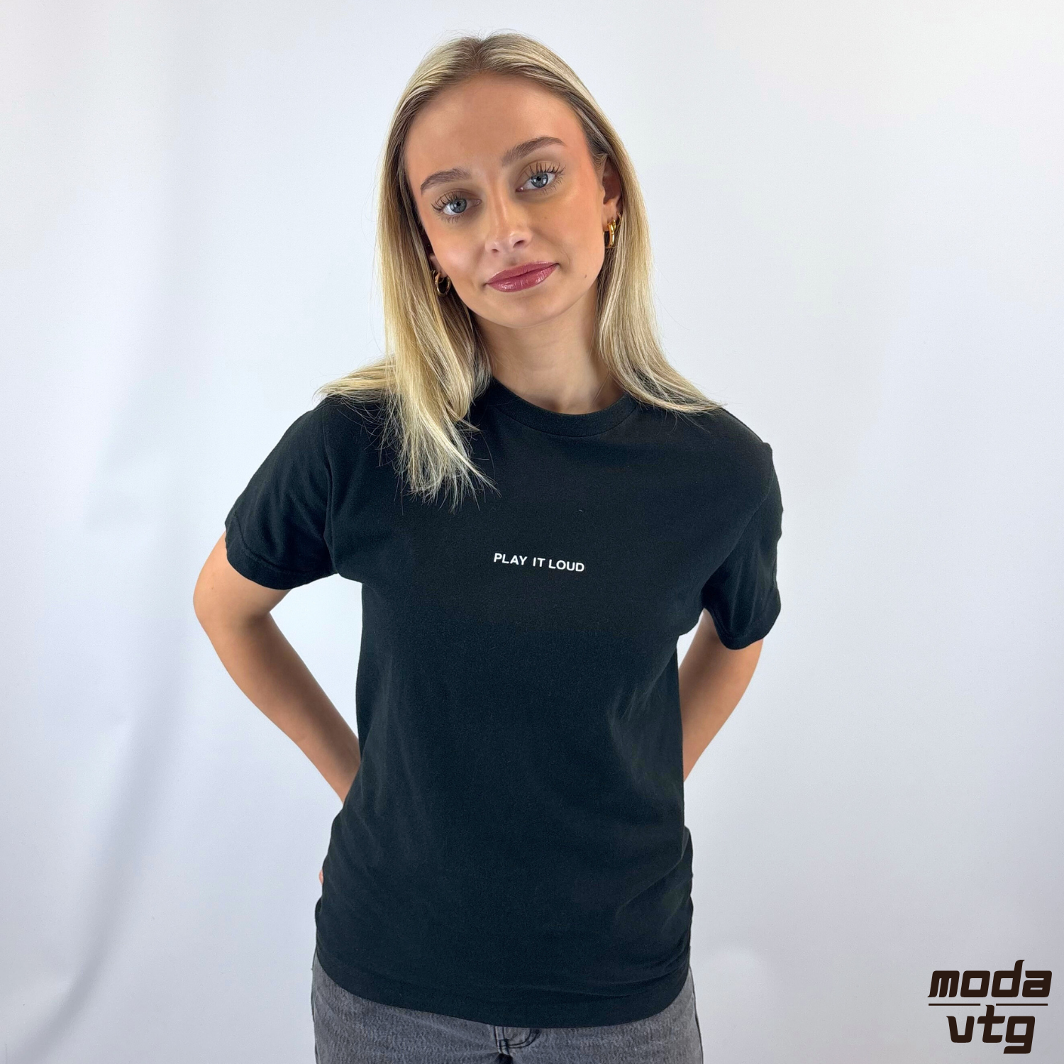 Vintage Y2K Nike Court T-Shirt Black Women’s Small Holiday Summer