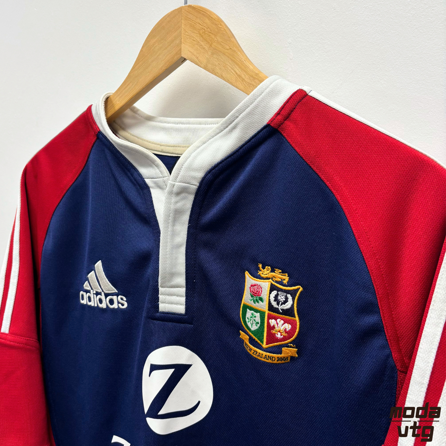 Vintage 2005 British & Irish Lions Jersey Navy Medium New Zealand Tour