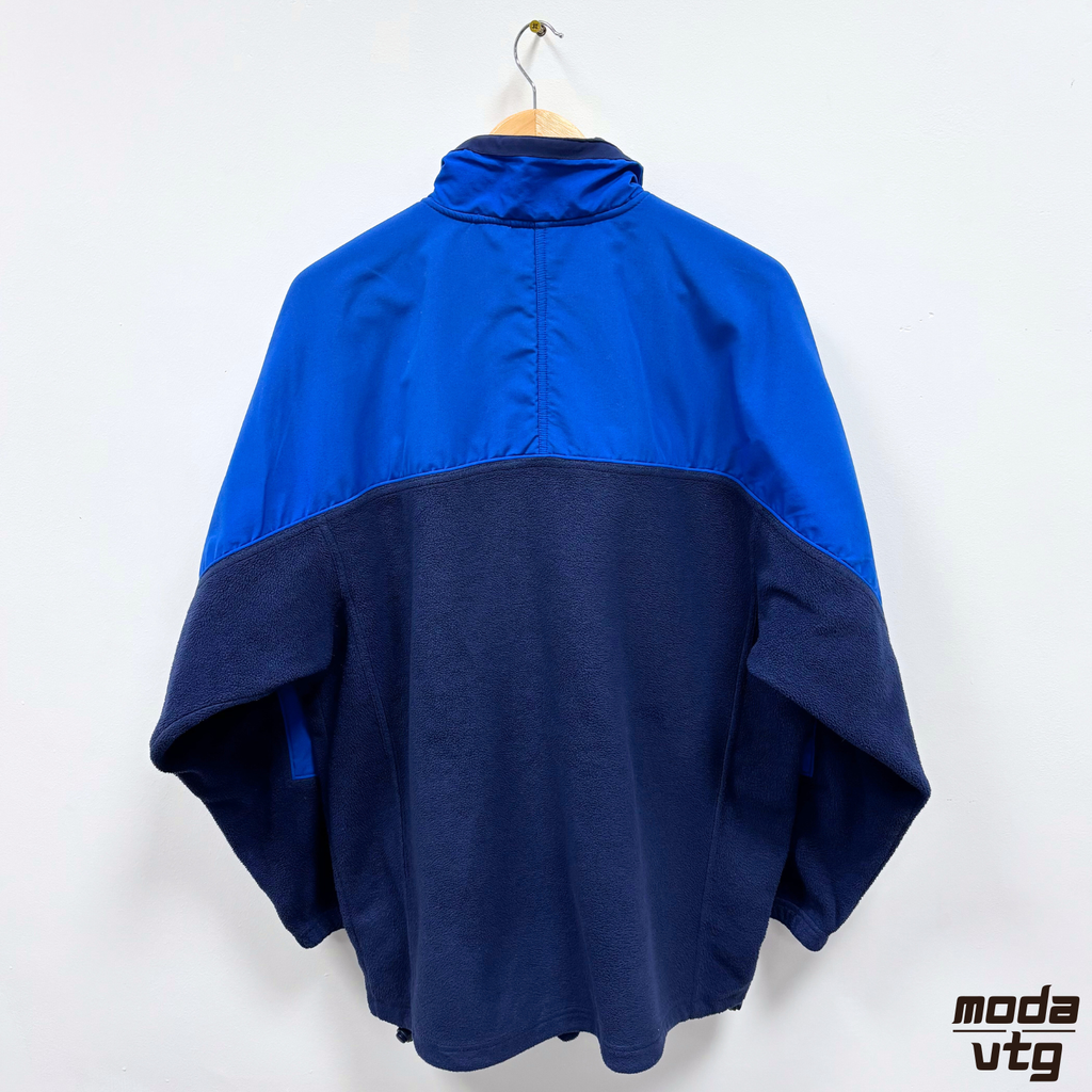 Vintage 90s Adidas Fleece Navy XL Full Zip Winter