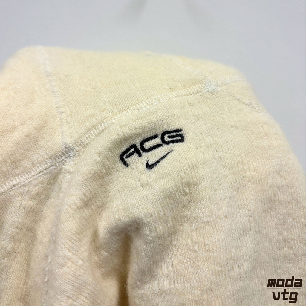 Vintage Y2K Nike ACG Fleece Beige Women’s Small Gorp Walking Winter