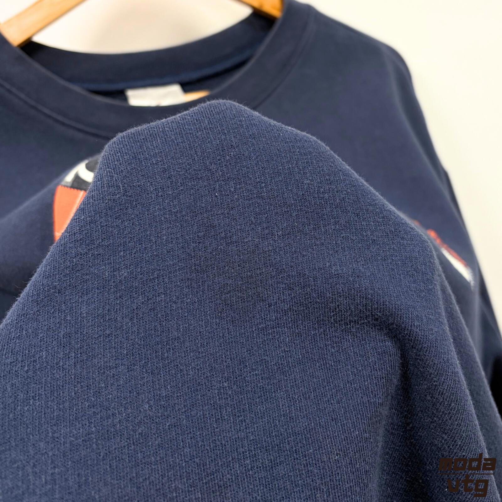 Vintage Y2K Nike Sweatshirt Navy XL Retro Unisex Graphic