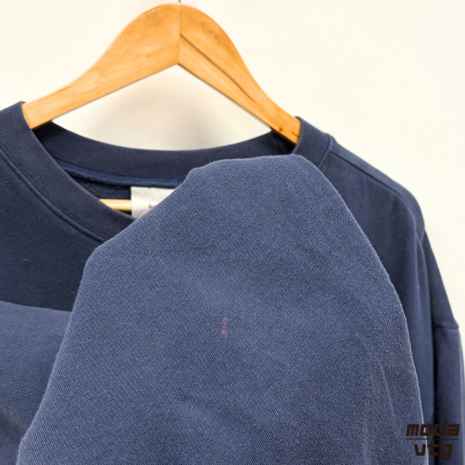 Vintage Y2K Nike Sweatshirt Navy XL Retro Unisex Graphic