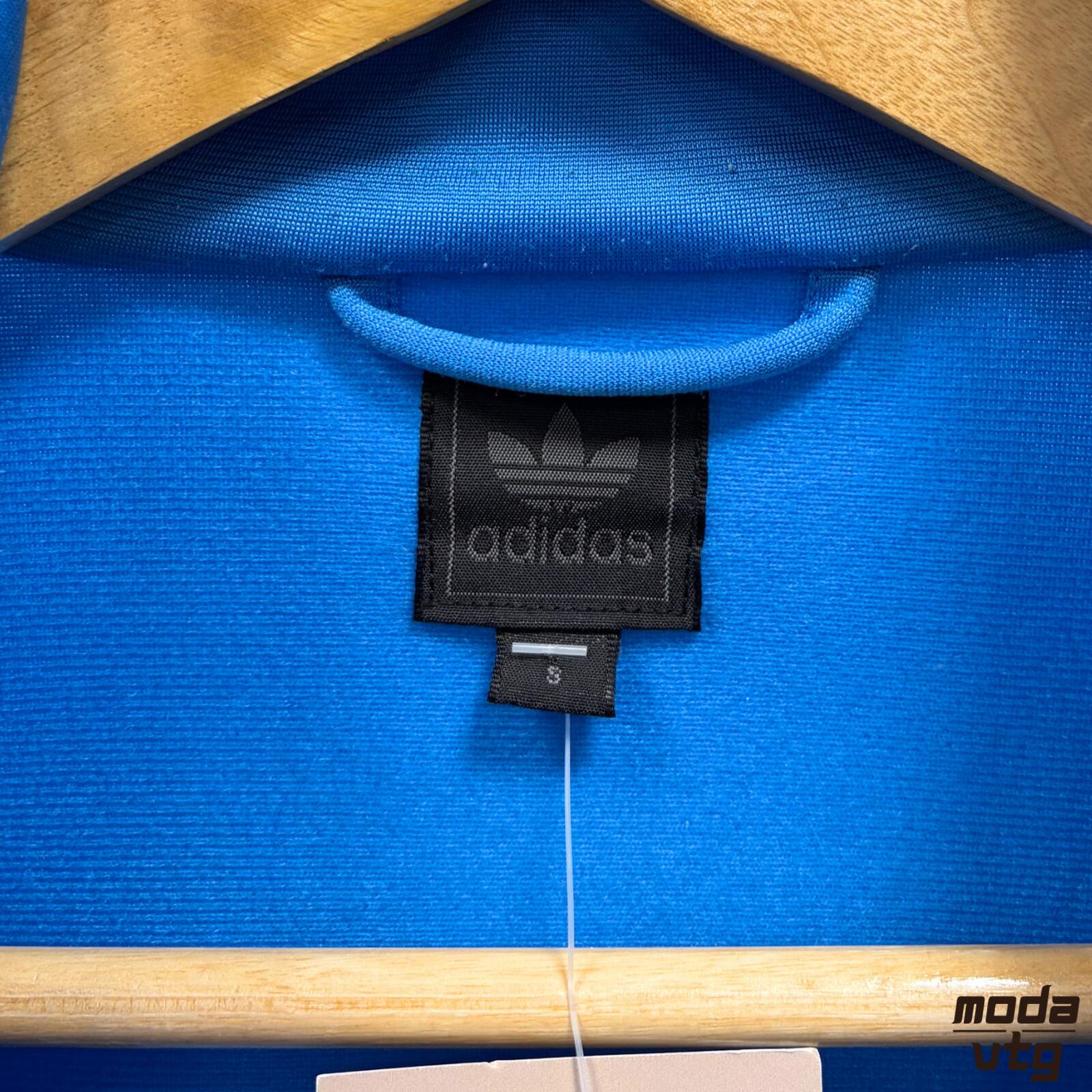 Vintage Y2K Adidas Track Jacket Blue Medium Retro Unisex