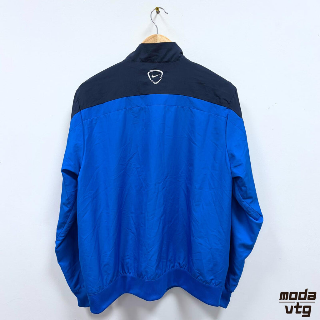 Vintage Y2K England Tracksuit Jacket Blue Large Retro Unisex Nike