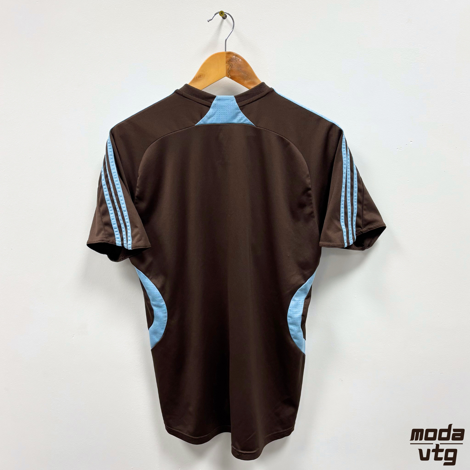 Vintage Y2K Brøndby IF Away Shirt 2007/08 Brown Medium Blokecore Festival